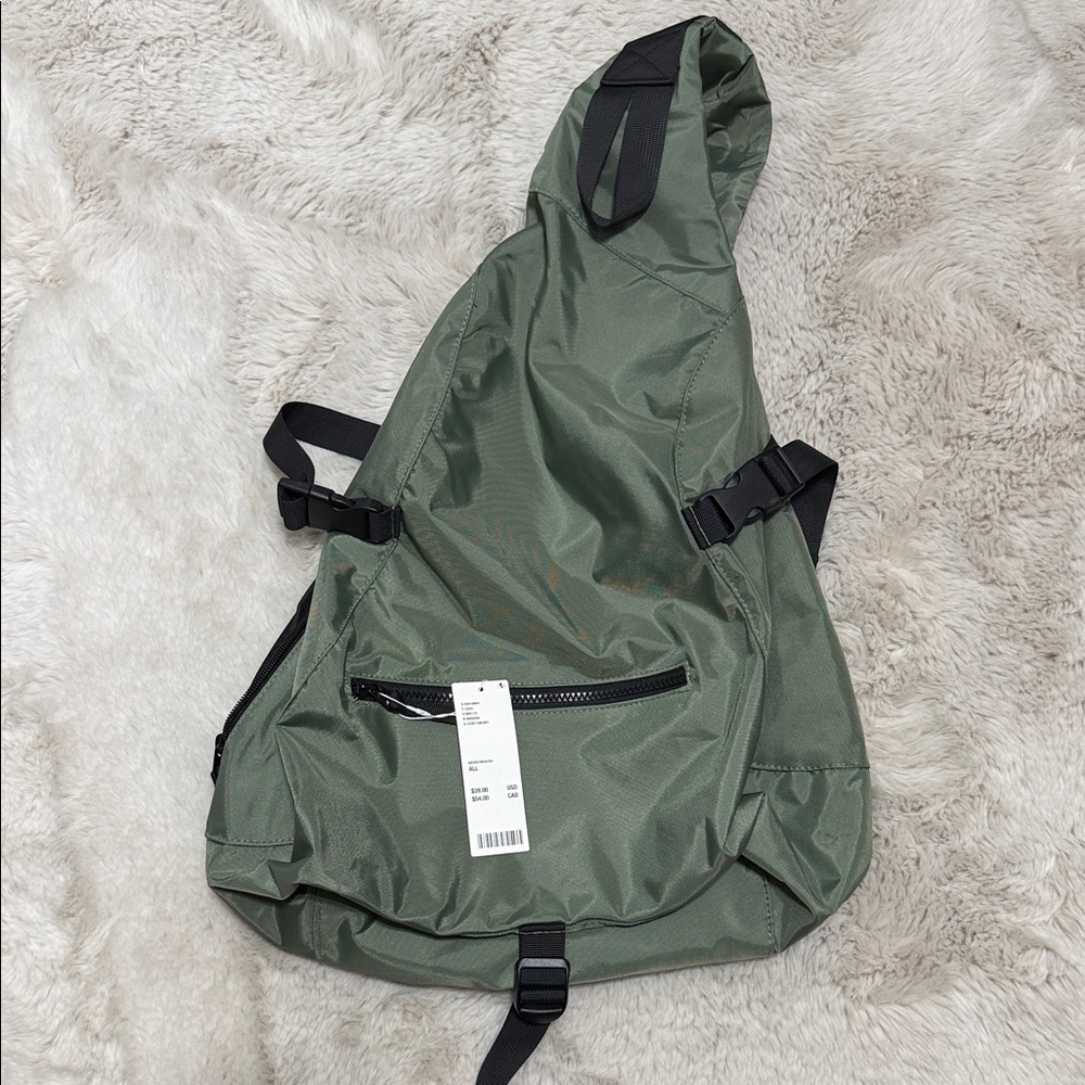 Green Sling Backpack